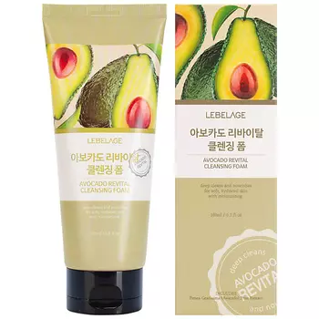 LEBELAGE Пенка очищающая с экстрактом авокадо 180.0