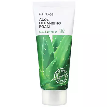 LEBELAGE Пенка с экстрактом алоэ CLEANSING FOAM ALOE 100.0
