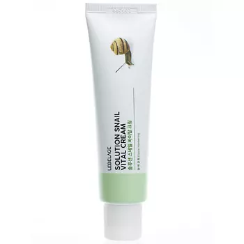 LEBELAGE Пептидный крем для лица с Улиточным Муцином Solution Snail Vital Cream 50