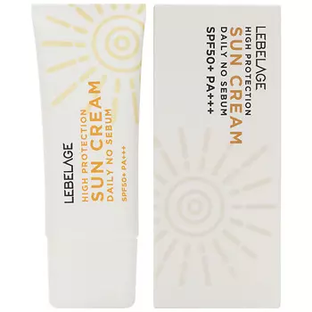 LEBELAGE Себорегулирующий крем от солнца с высоким фактором 30.0