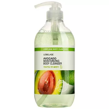 LEBELAGE Смягчающий гель для душа с экстрактом авокадо 500.0
