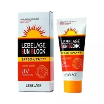 LEBELAGE Солнцезащитный крем для лица увлажняющий Sun Block SPF 50+/РА+++ 30.0