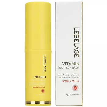 LEBELAGE Солнцезащитный мульти-бальзам с витаминами 10.0
