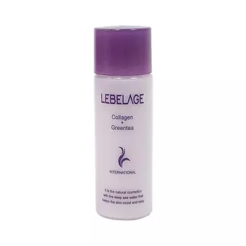 LEBELAGE Тонер для лица увлажняющий с Коллагеном и экстрактом Зеленого чая Moisture Lotion 28.0