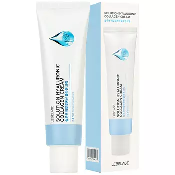 LEBELAGE Увлажняющий крем с гиалуроновой кислотой, коллагеном и пептидами 50.0