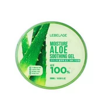 LEBELAGE Увлажняющий успокаивающий гель с алоэ MOISTURE ALOE PURITY 100% 300.0
