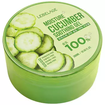LEBELAGE Увлажняющий успокаивающий гель с огурцом, 300.0