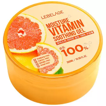 LEBELAGE Увлажняющий успокаивающий гель с витаминами 300.0
