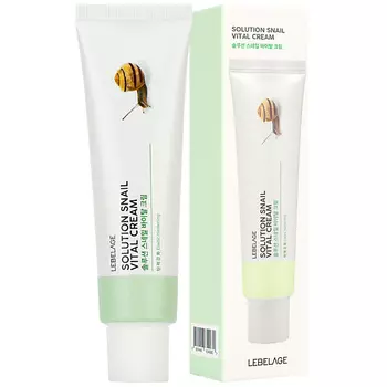 LEBELAGE Восстанавливающий крем с муцином улитки и пептидами 50.0