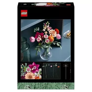 LEGO Конструктор Ботанический красивый розовый цветок