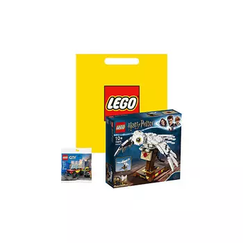 LEGO КонструкторHarry Potter Collection Set с Фигуркой Хедвига и Сумками в Стиле Пэчворк