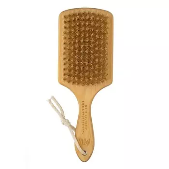 LEI Расческа массажная дерево, масло, натуральная щетина