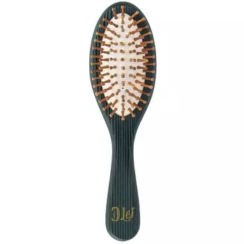 LEI Расческа массажная деревянная, серия Green, с брашировкой, деревянные зубцы