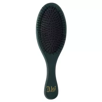 LEI Расческа массажная деревянная, серия Green, с брашировкой, пластиковые зубцы