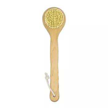 LEI Щётка хозяйственная многофункциональная (дерево) с круглой рабочей зоной, искусственная щетина