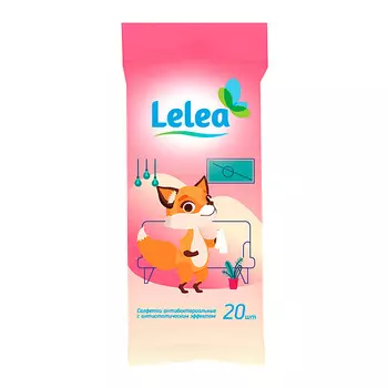 LELEA Салфетки хозяйственные антистатические с антибактериальным эффектом
