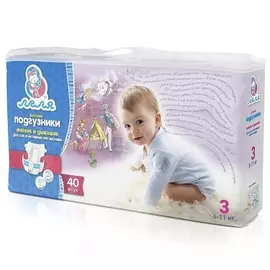 ЛЕЛЯ Подгузники № 3 (6-11 кг)