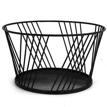 LEMAX Корзина для фруктов, матовый черный LB-21 BL