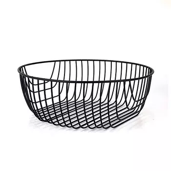 LEMAX Корзина для фруктов, матовый черный LB-17 BL