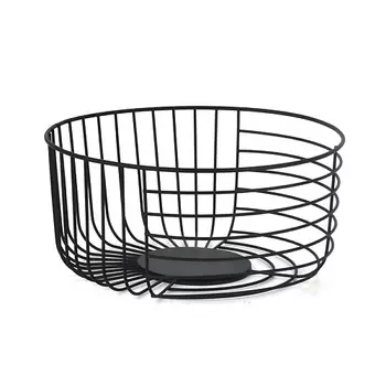 LEMAX Корзина для фруктов, матовый черный LB-16 BL