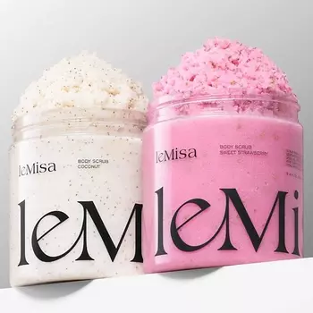 LEMISA Скраб для тела Кокос Земляника 500.0