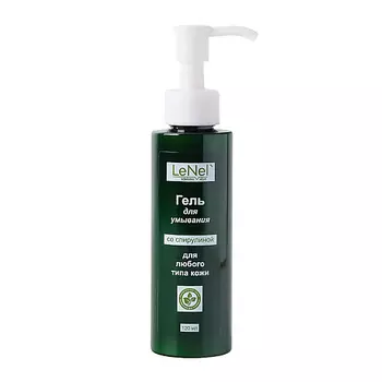 LENEL':SDELANOVSIBIRI Гель для умывания со спирулиной против угревой сыпи