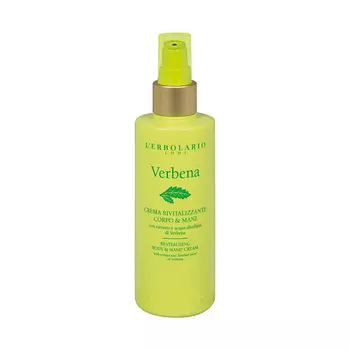 LERBOLARIO Крем для тела и рук Восстанавливающий с ароматом Вербены Verbena Body & Hand Cream