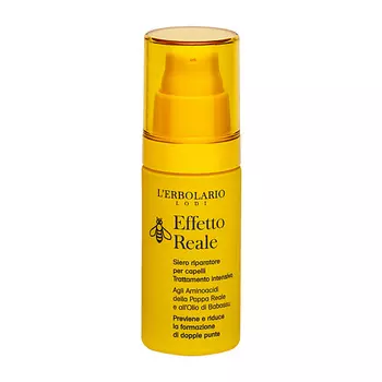 LERBOLARIO Восстанавливающая сыворотка для волос Effetto Reale repairing serum for hair