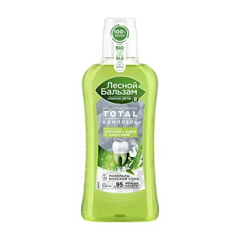 ЛЕСНОЙ БАЛЬЗАМ Ополаскиватель для дёсен Природная свежесть Алое Вера и Белый чай