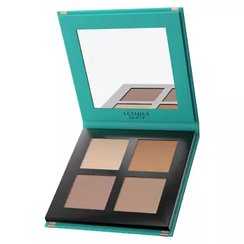 LETIQUE COSMETICS Палетка для моделирования лица GLOW AND SCULPT FACE PALETTE