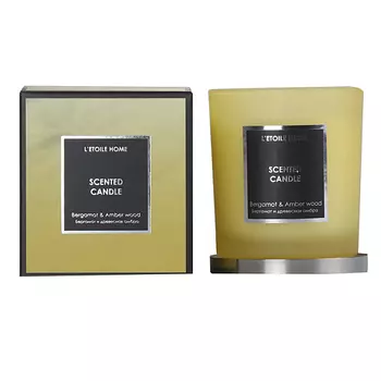 LETOILE HOME Ароматизированная свеча Bergamot & Amber wood