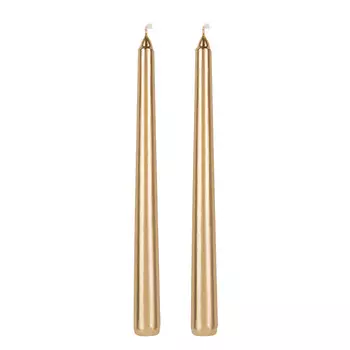 LETOILE HOME Свечи конусные золотые