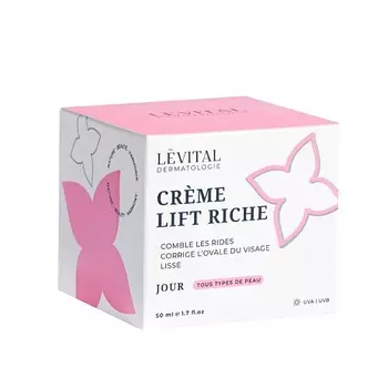 LEVITAL Крем для лица дневной увлажняющий пептидный с лифтинг-эффектом Crme Lift Riche 50.0