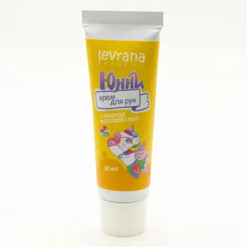 LEVRANA Детский крем для рук "Сладкое волшебство" Юнни