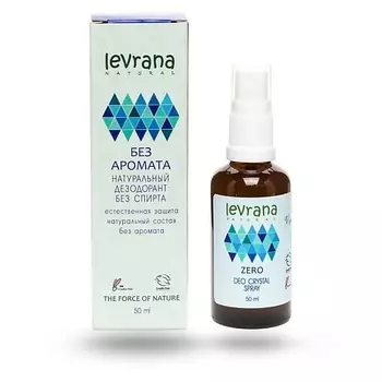 LEVRANA Дезодорант натуральный Без аромата Zero Deo Crystal Spray