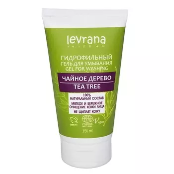 LEVRANA Гель для умывания гидрофильный Чайное дерево Tea Tree Gel for Washing