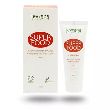 LEVRANA Крем для лица Super Food Natural Facial Cream