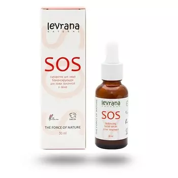 LEVRANA Сыворотка для лица балансирующая SOS Facial Serum