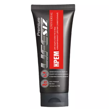 LIFESIZ Защитный крем для рук и лица от химии питательный