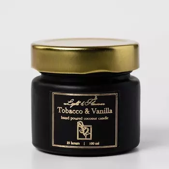 LIGHT&FLAVOUR Ароматическая свеча "Табак и ваниль"