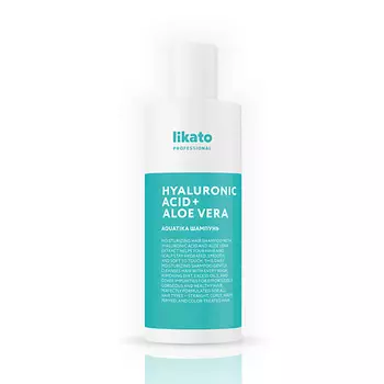 LIKATO Шампунь для волос увлажняющий с гиалуроновой кислотой и алоэ вера 250.0