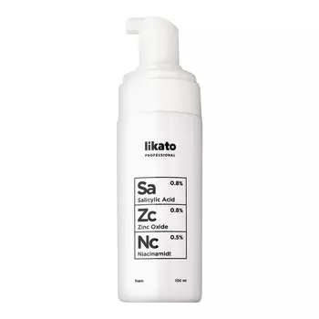 LIKATO Пенка с ниацинамидом, цинком и салициловой кислотой 150