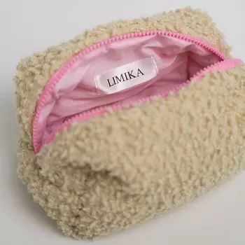LIMIKA Косметичка меховая пушистая
