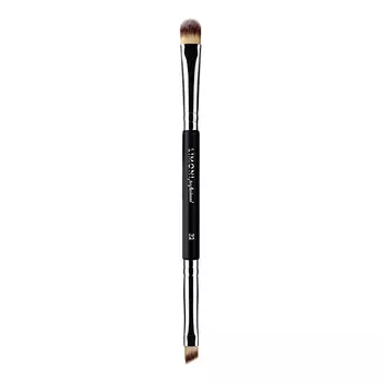 LIMONI Кисть двусторонняя для жидких тональных средств и подводок