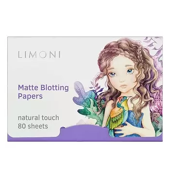 LIMONI Матирующие салфетки для лица c зеленым чаем Matte Blotting Papers 80.0