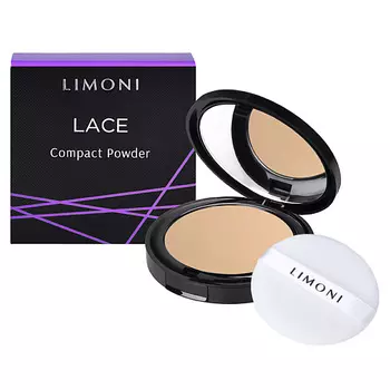 LIMONI Пудра компактная для лица Lace Powder