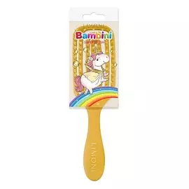 LIMONI Расческа для распутывания волос детская массажная гибкая Bambini