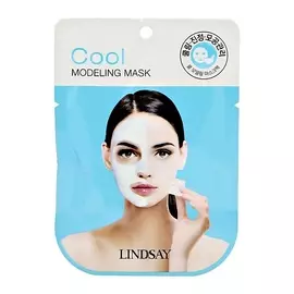 LINDSAY Маска для лица альгинатная с маслом перечной мяты (охлаждающая, увлажняющая) 28.0