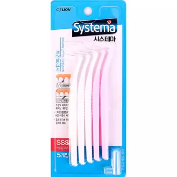 LION Набор межзубных щёток от зубного камня "Systema 1.0
