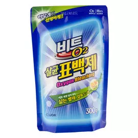 LION Отбеливатель для белья BEAT O2 кислородный концентрированный 300.0